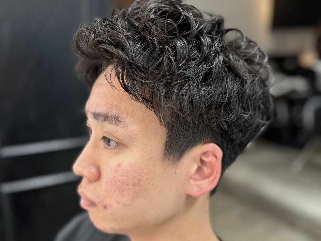 【KAEDE】スパイキーショート×ワンカールパーマ