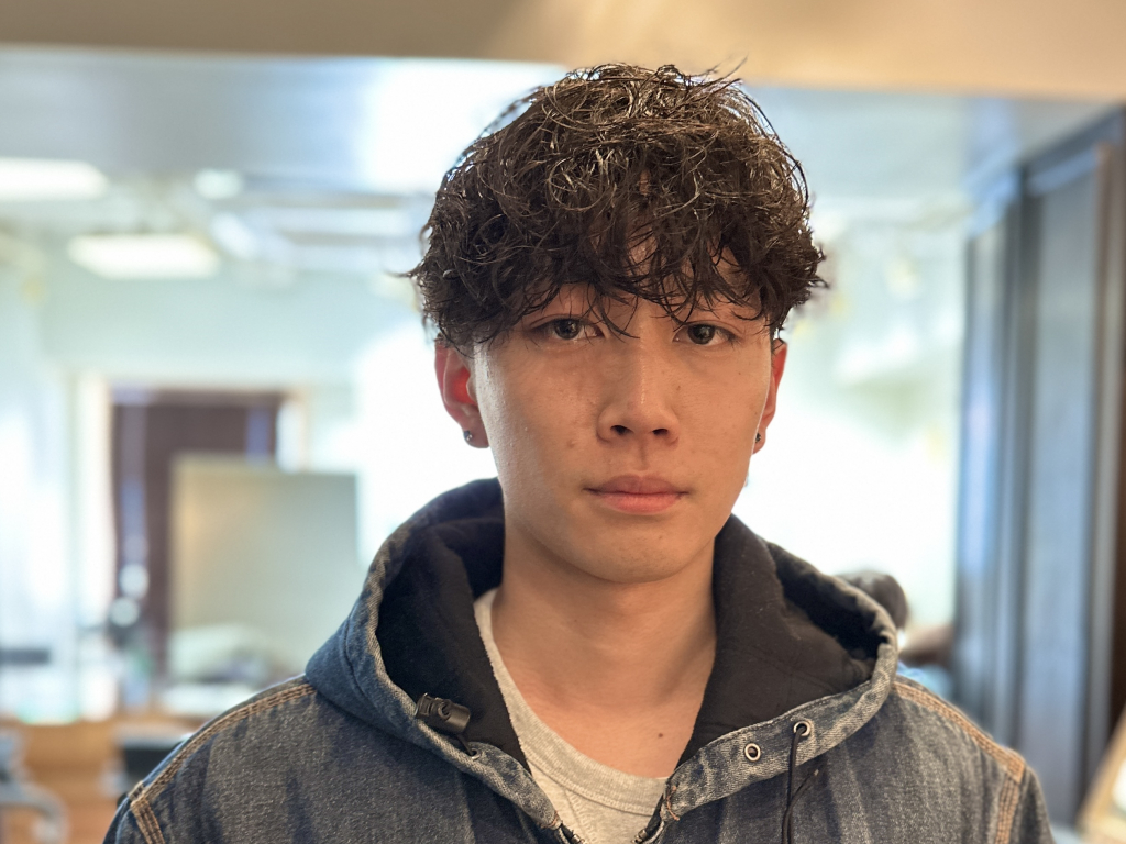 外国人風スペインカール