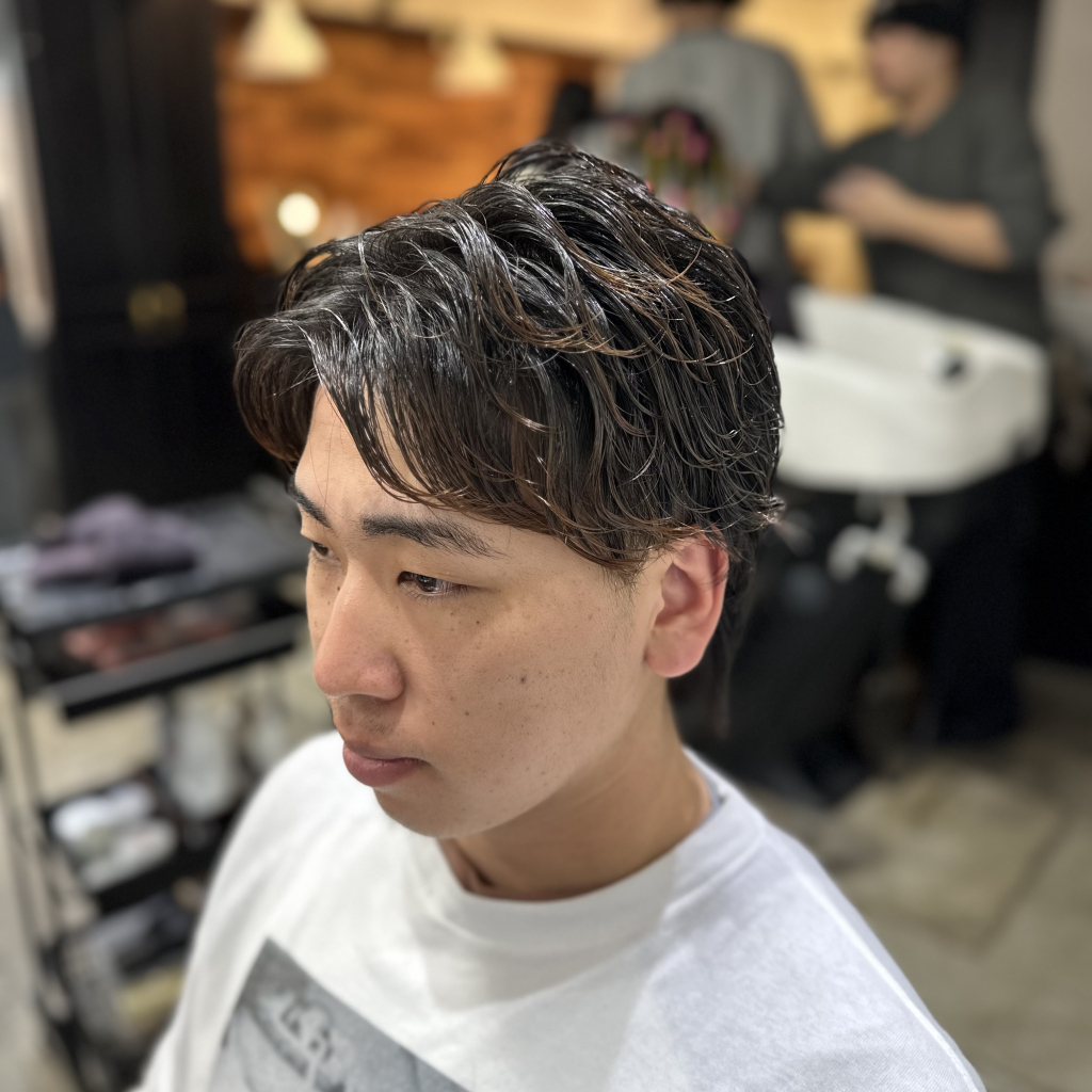 【DAI】簡単スタイリング☆ 毛流れフェザーパーマ