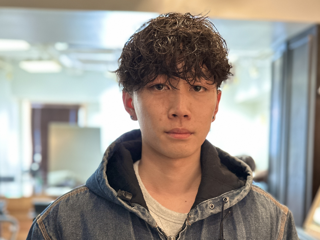 外国人風スペインカール