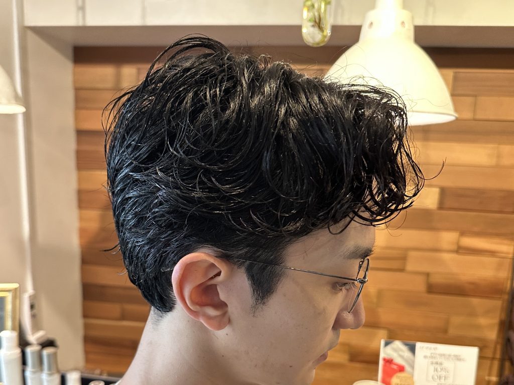 癖毛を活かしてジェントルショート！